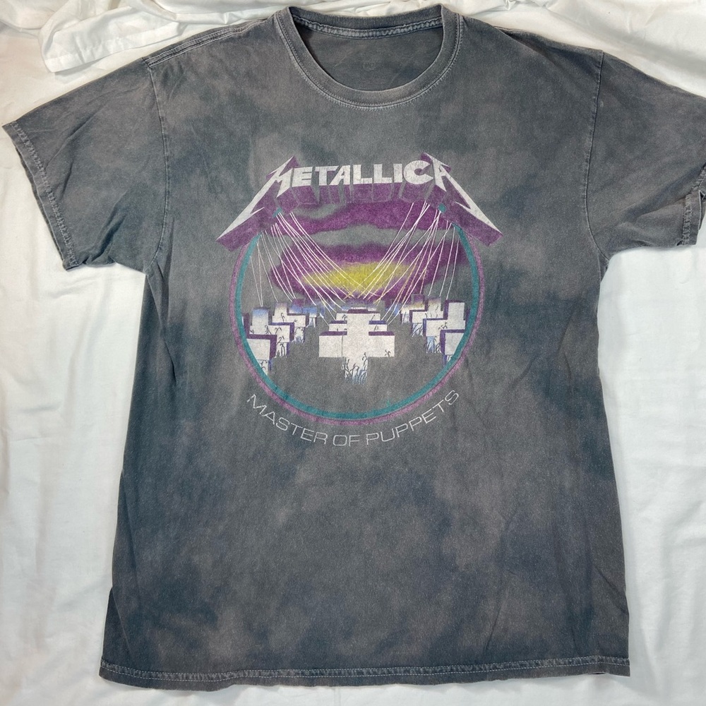 Metallica Master of Puppets Tee Shirt Vintage‎ Size Medium